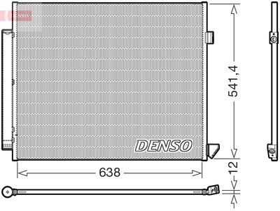 Skraplacz, klimatyzacja DENSO DCN17066