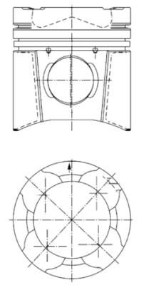 Kolv KOLBENSCHMIDT 94846600