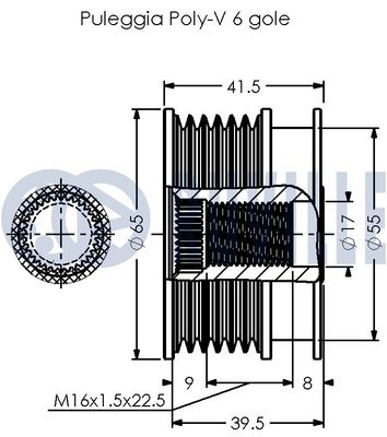 SISTEM ROATA LIBERA GENERATOR RUVILLE 542386 1