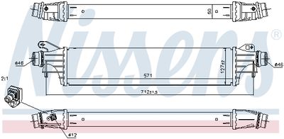 INTERCOOLER COMPRESOR NISSENS 96312 5