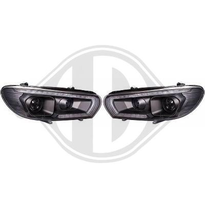 Комплект главных фар DIEDERICHS 2251787 для VW SCIROCCO
