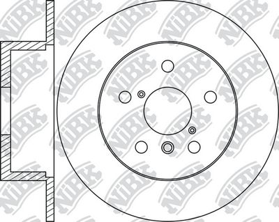 NiBK RN1255 Тормозные диски для TOYOTA HIGHLANDER (Тойота Хигхландер)