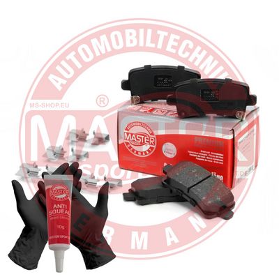 Sada brzdových platničiek kotúčovej brzdy MASTER-SPORT GERMANY Premium 13046027582N-SET-MS