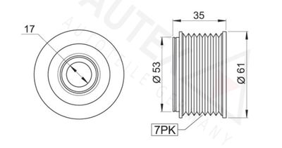 SISTEM ROATA LIBERA GENERATOR AUTEX 654304 1