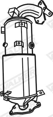 FILTRU FUNINGINE/PARTICULE SIST.DE ESAPAMENT WALKER 73272 2