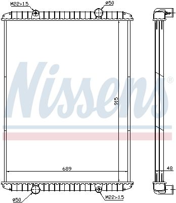 NISSENS Radiatorius, variklio aušinimas