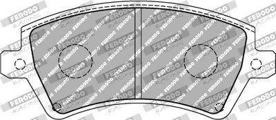 BREMSBELAGSATZ SCHEIBENBREMSE FERODO RACING FCP1573H 1