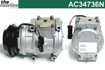 Компрессор, кондиционер The NewLine AC34736N для CHRYSLER VOYAGER