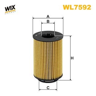Масляный фильтр WIX FILTERS WL7592 для ROLLS-ROYCE GHOST
