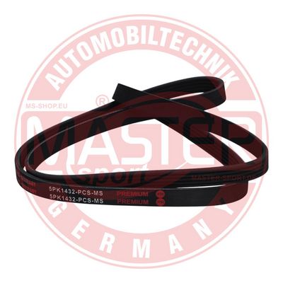 Ozubený klinový remeň MASTER-SPORT GERMANY 5PK1432-PCS-MS