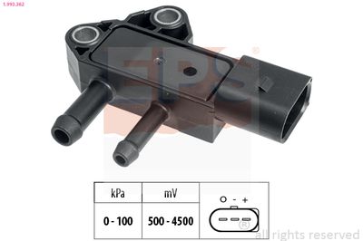 Czujnik ciśnienia powietrza, adaptacja wysokościowa EPS 1.993.362