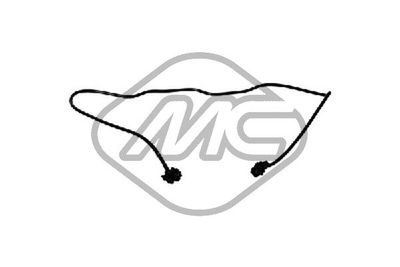маркуч на радиатора Metalcaucho 92785