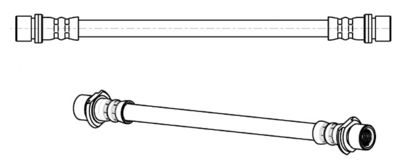 CEF 512730 Тормозной шланг для TOYOTA YARIS (_P9_) 1.4 D-4D (NLP90_)
