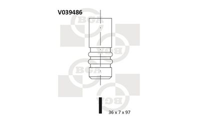 Sací ventil BGA V039486