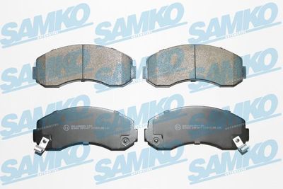 SAMKO 5SP1007 Тормозные колодки и сигнализаторы  для KIA  (Киа K2700)