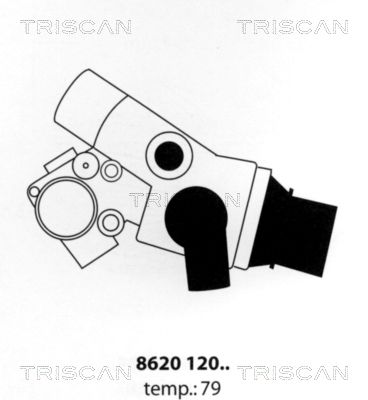 TRISCAN 8620 12079 Термостат  для ALFA ROMEO 145 (Альфа-ромео 145)