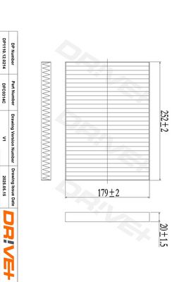 FILTER INNENRAUMLUFT DR!VE+ DP1110120214 1