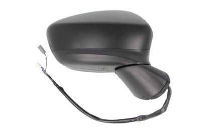 Zijspiegel Rechts (elektrisch, in reliëf, met verwarming, assistent rijstrookverandering, under-coated, elektrisch opklapbaar, met indicator) past: MAZDA CX-5 KE 11.11-02.15