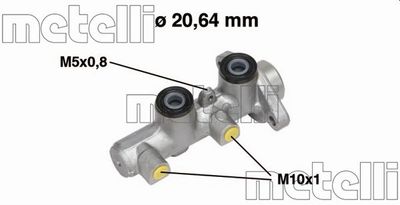 METELLI 05-0514 Ремкомплект тормозного цилиндра  для CHEVROLET  (Шевроле Спарk)