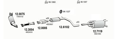 SISTEM DE ESAPAMENT ASSO ART0771