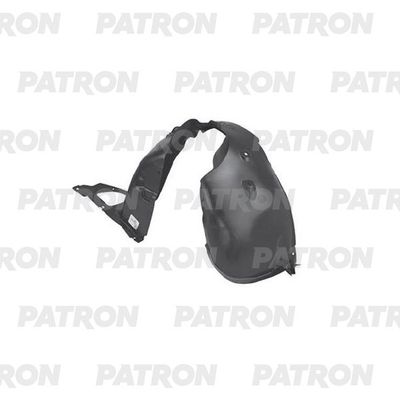 Обшивка, колесная ниша PATRON P72-2333AL для PEUGEOT 208
