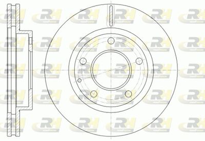 спирачен диск ROADHOUSE 6841.10