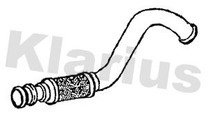 Rura wydechowa KLARIUS 110683