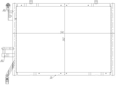 Конденсатор, кондиционер WILMINK GROUP WG2160739 для FORD B-MAX