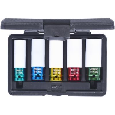 Ks Tools - Nadstavce pre hliníkové (ALU) disky 5-dielna 1/2"