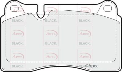 Brake Pad Set APEC PAD1508B