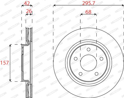 Brake Disc DDF2099C