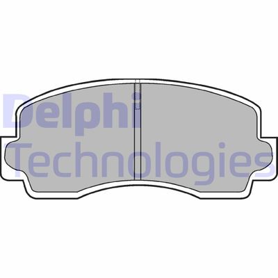 Комплект тормозных колодок, дисковый тормоз DELPHI LP529 для TOYOTA CRESSIDA
