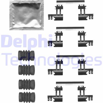 Комплектующие, колодки дискового тормоза DELPHI LX0679 для MAZDA 3