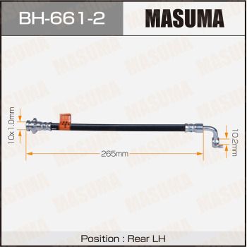 MASUMA BH-661-2 Тормозной шланг  для INFINITI  (Инфинити М35)