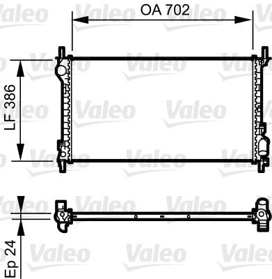 VALEO 735167 Крышка радиатора  для FORD TRANSIT (Форд Трансит)
