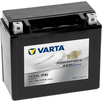 Стартерная аккумуляторная батарея VARTA 518909027A512 для YAMAHA XVS