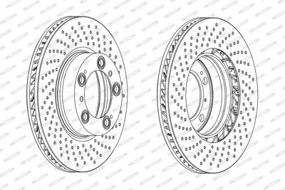 BREMSSCHEIBE FERODO DDF2020RC1 1