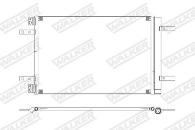 CONDENSATOR CLIMATIZARE WALKER WCD00385 7