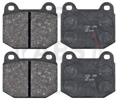 Zestaw klocków hamulcowych, hamulce tarczowe A.B.S. 37326