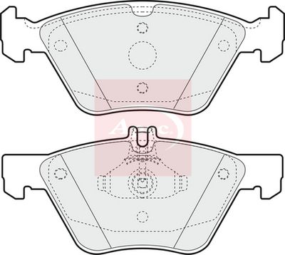 APEC Brake Pad Set, disc brake PAD1393