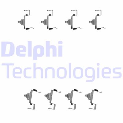 Комплектующие, колодки дискового тормоза DELPHI LX0615 для KIA RETONA
