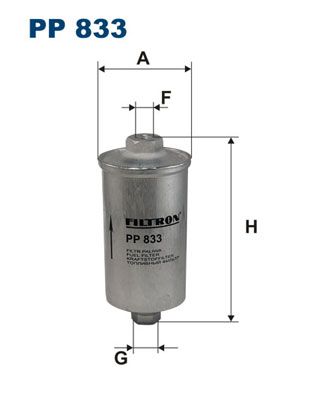 Топливный фильтр FILTRON PP 833 для FERRARI 412