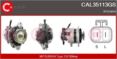 Генератор CASCO CAL35113GS для MITSUBISHI L300