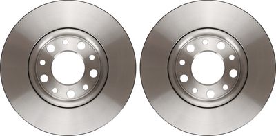 Brake disc Voor Links/Rechts past: ALFA ROMEO GIULIETTA  FIAT 500X  JEEP RENEGADE 1.0-2.0D 04.10-