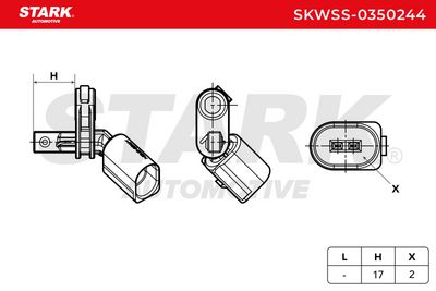 датчик, обороти на колелото STARK SKWSS-0350244