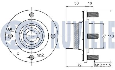 SET RULMENT ROATA RUVILLE 220669 1