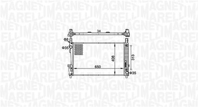 MAGNETI MARELLI Kühler, Motorkühlung