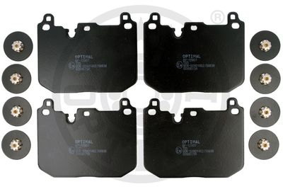 Zestaw klocków hamulcowych, hamulce tarczowe OPTIMAL BP-12907