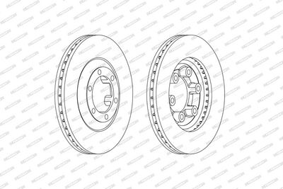 BREMSSCHEIBE FERODO DDF2373C 1