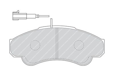 SET PLACUTE FRANA FRANA DISC FERODO FVR1479 1